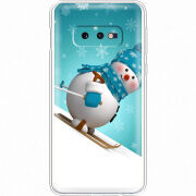 Чехол Uprint Samsung G970 Galaxy S10e Skier Snowman