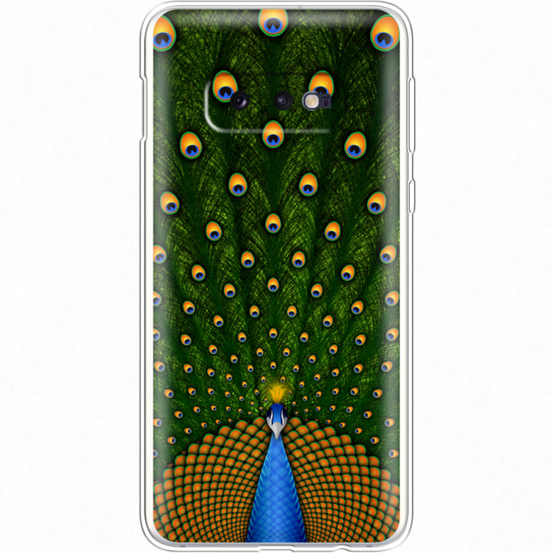 Чехол Uprint Samsung G970 Galaxy S10e Peacocks Tail