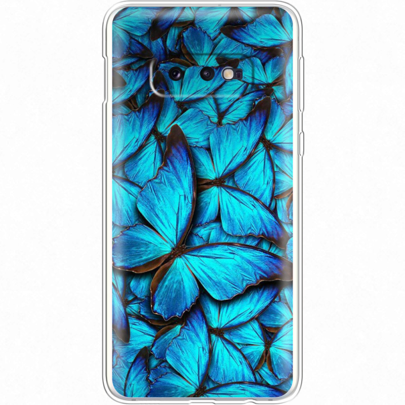 Чехол Uprint Samsung G970 Galaxy S10e лазурные бабочки