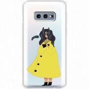 Прозрачный чехол Uprint Samsung G970 Galaxy S10e Just a Girl