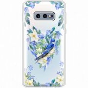 Прозрачный чехол Uprint Samsung G970 Galaxy S10e Spring Bird