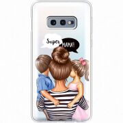 Прозрачный чехол Uprint Samsung G970 Galaxy S10e Super Mama