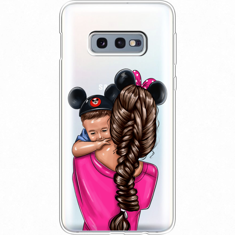 Прозрачный чехол Uprint Samsung G970 Galaxy S10e Mouse Mommy