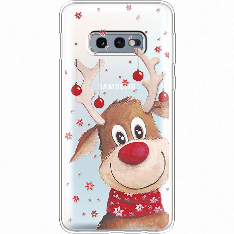 Прозрачный чехол Uprint Samsung G970 Galaxy S10e Winter Deer
