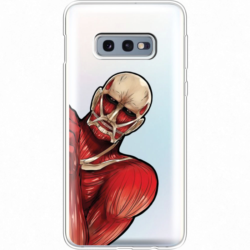 Прозрачный чехол Uprint Samsung G970 Galaxy S10e Титан
