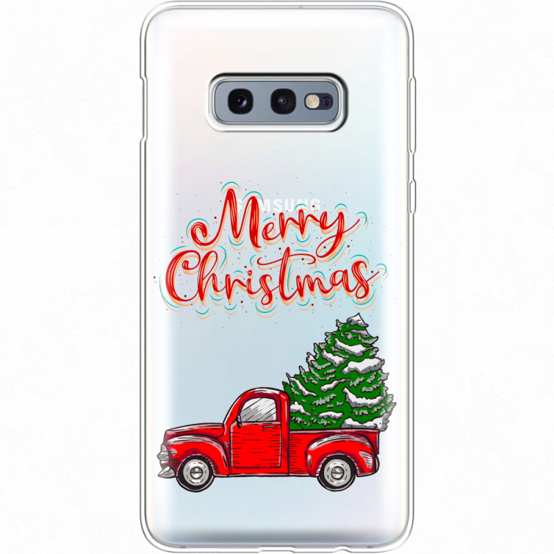 Прозрачный чехол Uprint Samsung G970 Galaxy S10e Holiday Car