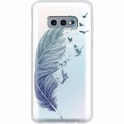 Прозрачный чехол Uprint Samsung G970 Galaxy S10e Feather