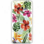 Прозрачный чехол Uprint Samsung G970 Galaxy S10e Tropical Flowers