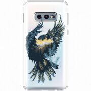 Прозрачный чехол Uprint Samsung G970 Galaxy S10e Eagle