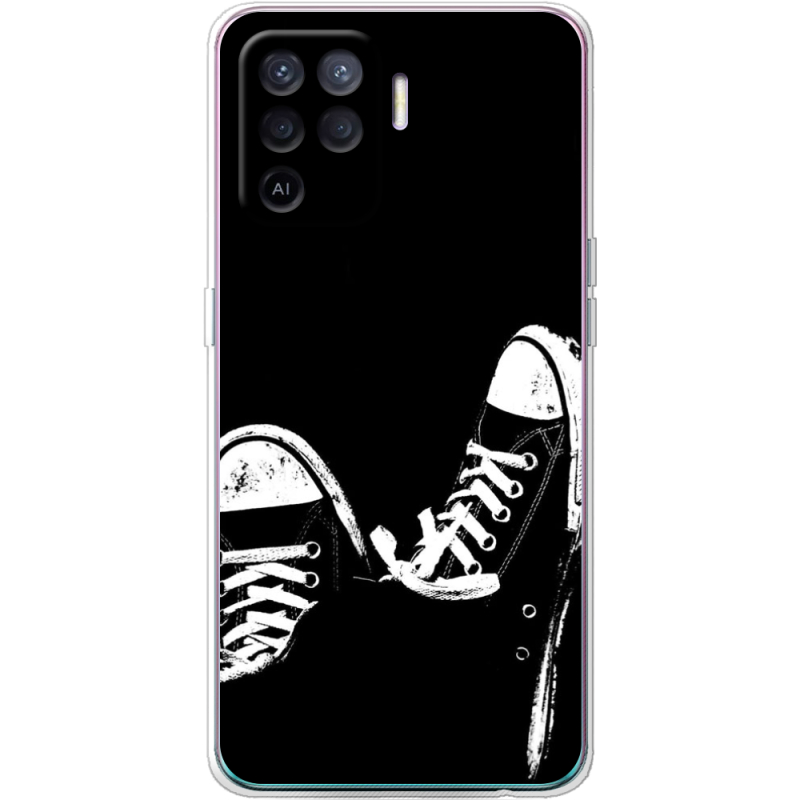 Чехол BoxFace OPPO Reno5 Lite Black Sneakers