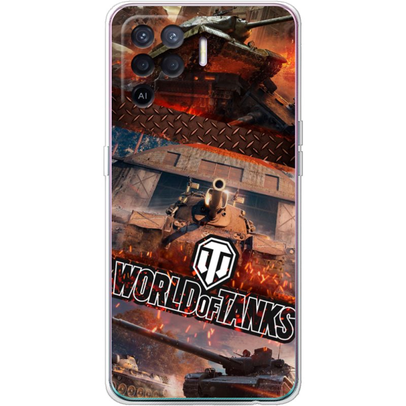 Чехол BoxFace OPPO Reno5 Lite World Of Tanks