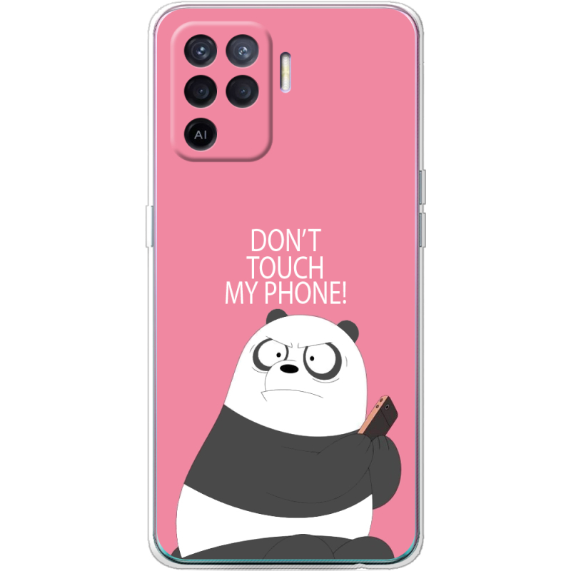 Чехол BoxFace OPPO Reno5 Lite Dont Touch My Phone Panda