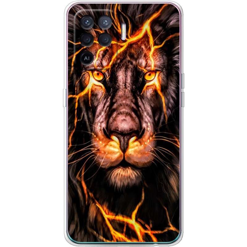 Чехол BoxFace OPPO Reno5 Lite Fire Lion