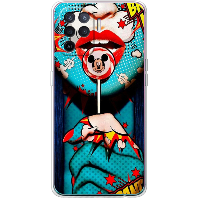 Чехол BoxFace OPPO Reno5 Lite Girl Pop Art