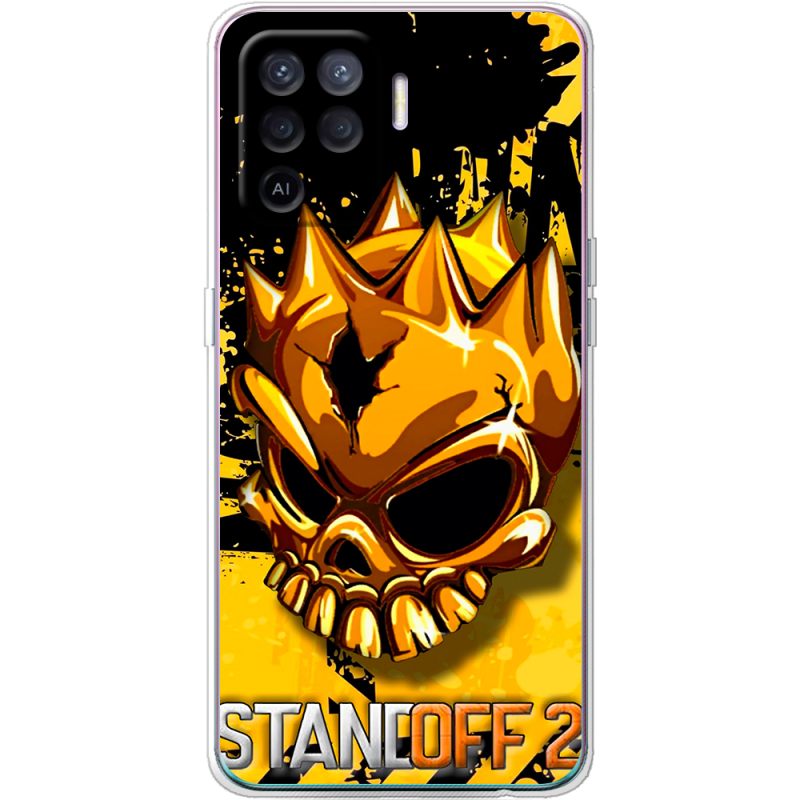 Чехол BoxFace OPPO Reno5 Lite StandOff 2 gold