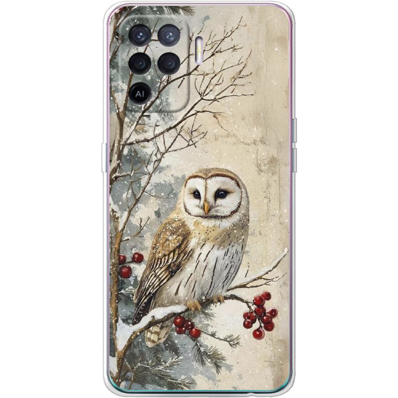 Чехол BoxFace OPPO Reno5 Lite Christmas Owl