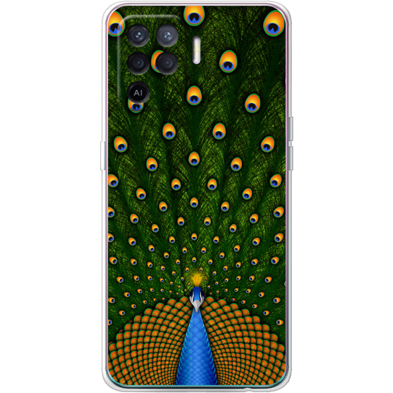 Чехол BoxFace OPPO Reno5 Lite Peacocks Tail