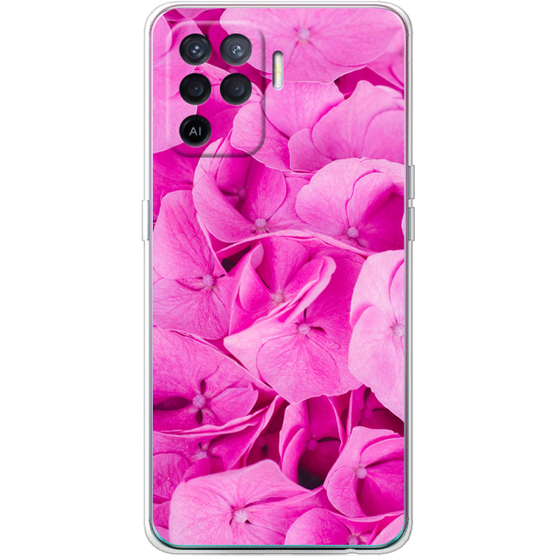 Чехол BoxFace OPPO Reno5 Lite Pink Flowers