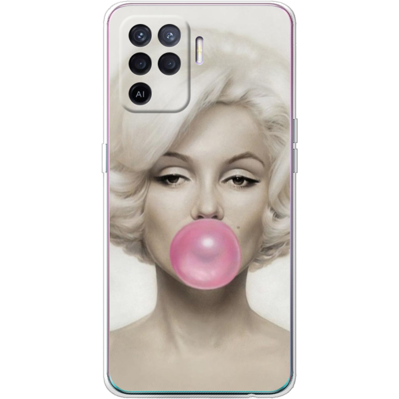 Чехол BoxFace OPPO Reno5 Lite Marilyn Monroe Bubble Gum