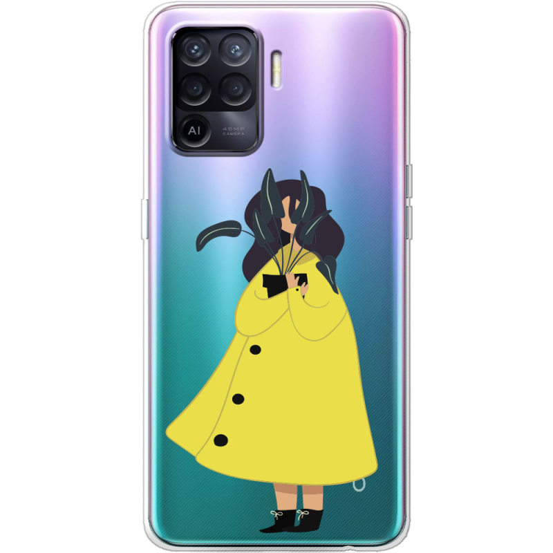 Прозрачный чехол BoxFace OPPO Reno5 Lite Just a Girl