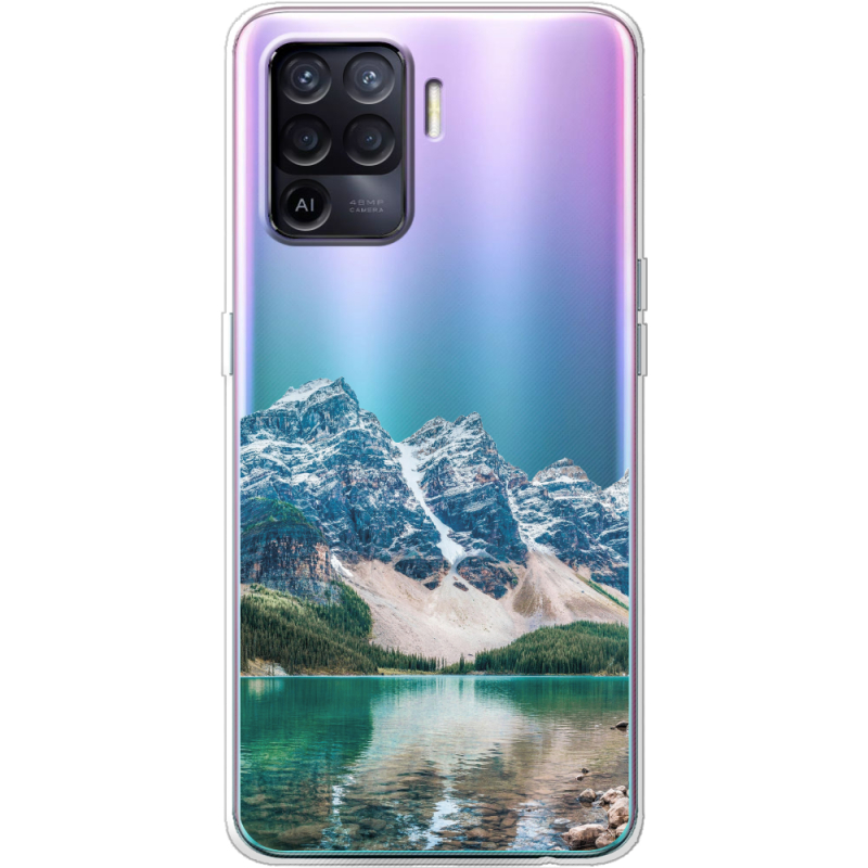 Прозрачный чехол BoxFace OPPO Reno5 Lite Blue Mountain