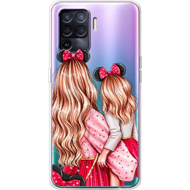 Прозрачный чехол BoxFace OPPO Reno5 Lite Mouse Girls