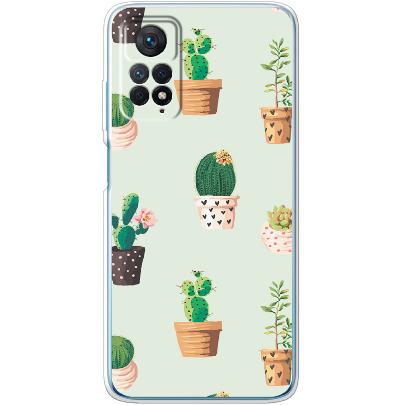 Чехол BoxFace Xiaomi Redmi Note 11 Pro / Note 11 Pro 5G L-green Cacti