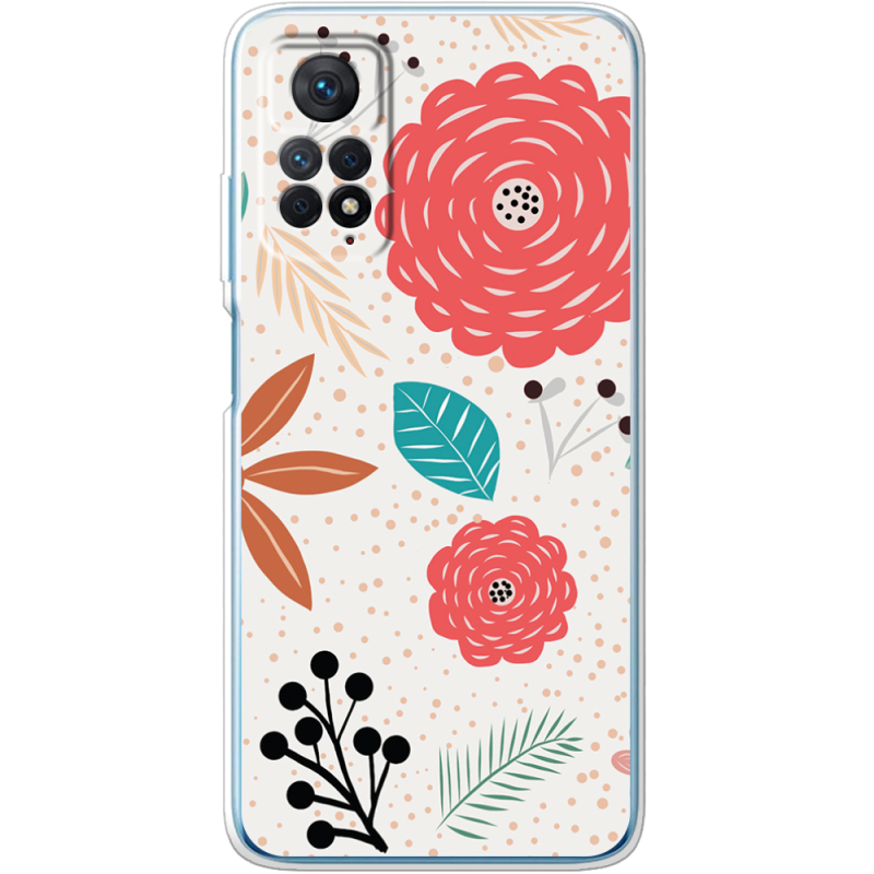 Чехол BoxFace Xiaomi Redmi Note 11 Pro / Note 11 Pro 5G Line Flowers