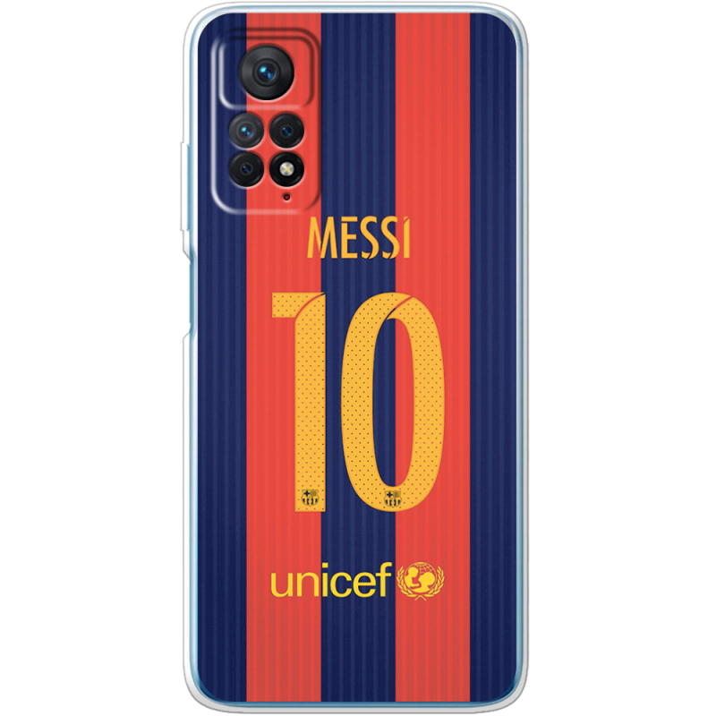 Чехол BoxFace Xiaomi Redmi Note 11 Pro / Note 11 Pro 5G Messi 10