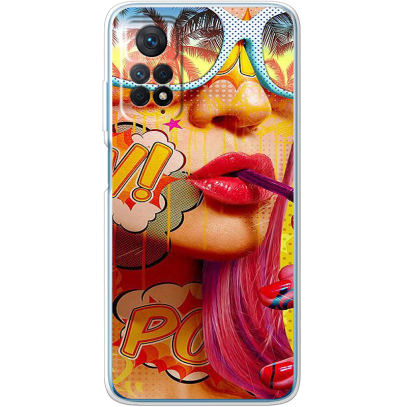 Чехол BoxFace Xiaomi Redmi Note 11 Pro / Note 11 Pro 5G Yellow Girl Pop Art