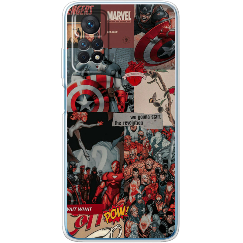 Чехол BoxFace Xiaomi Redmi Note 11 Pro / Note 11 Pro 5G Marvel Avengers