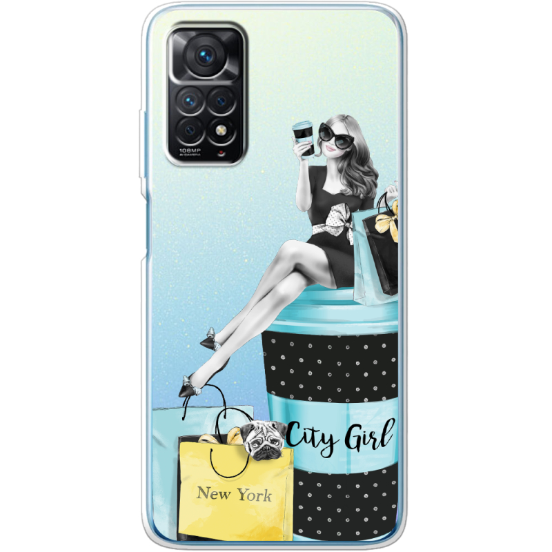 Прозрачный чехол BoxFace Xiaomi Redmi Note 11 Pro / Note 11 Pro 5G City Girl