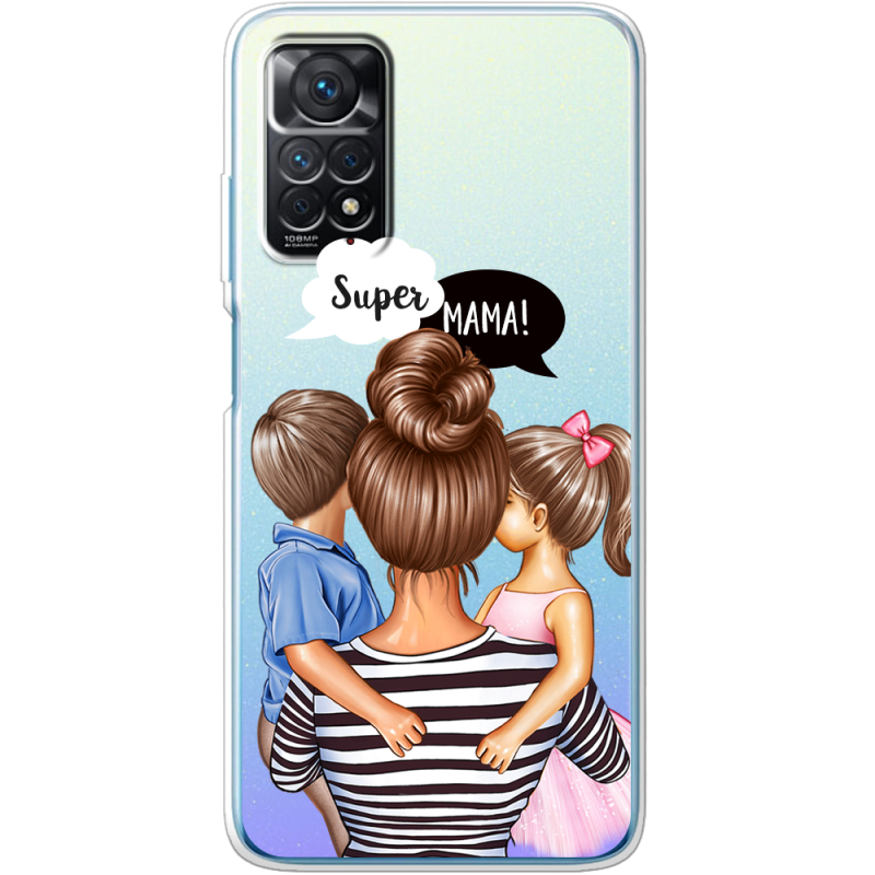 Прозрачный чехол BoxFace Xiaomi Redmi Note 11 Pro / Note 11 Pro 5G Super Mama