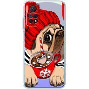 Прозрачный чехол BoxFace Xiaomi Redmi Note 11 Pro / Note 11 Pro 5G Winter Puggy