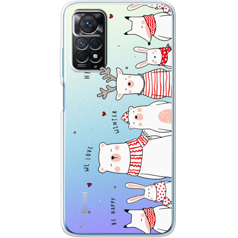 Прозрачный чехол BoxFace Xiaomi Redmi Note 11 Pro / Note 11 Pro 5G The Friendly Beasts