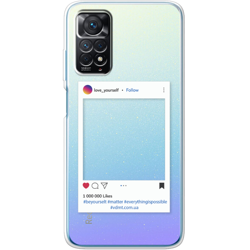 Прозрачный чехол BoxFace Xiaomi Redmi Note 11 Pro / Note 11 Pro 5G Insta