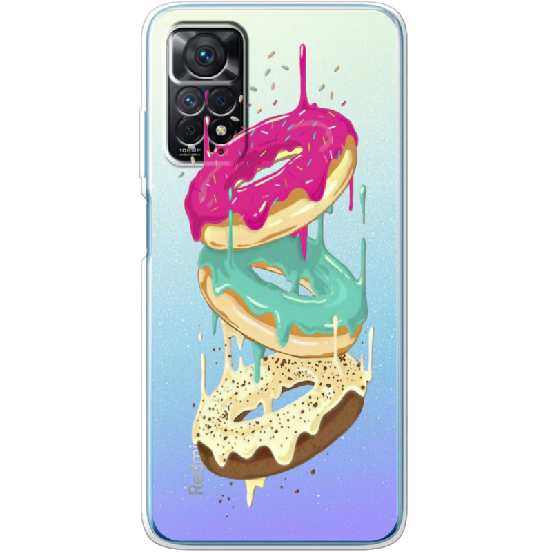 Прозрачный чехол BoxFace Xiaomi Redmi Note 11 Pro / Note 11 Pro 5G Donuts