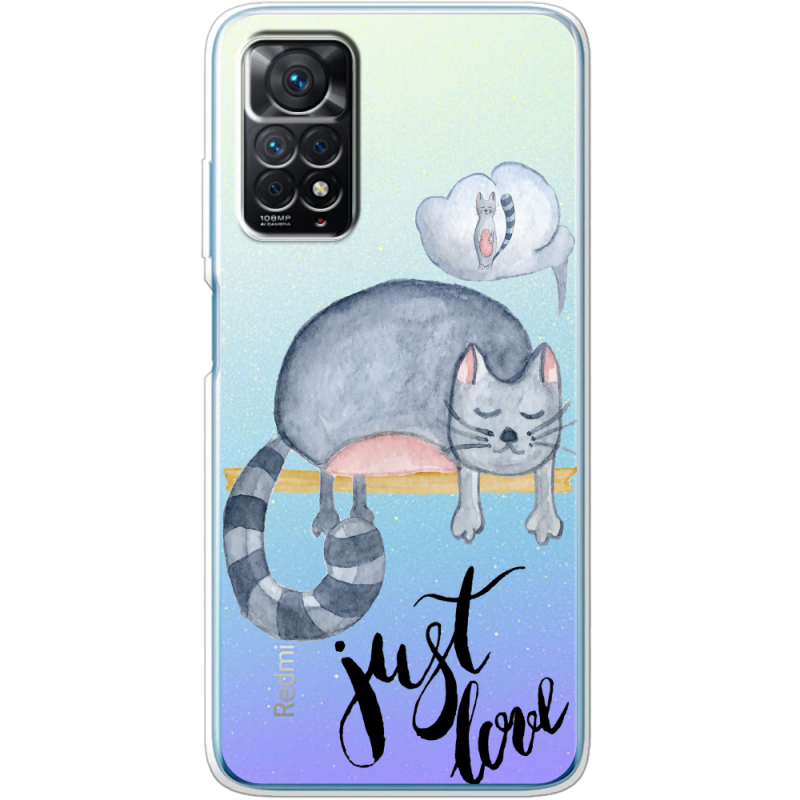 Прозрачный чехол BoxFace Xiaomi Redmi Note 11 Pro / Note 11 Pro 5G Just Love