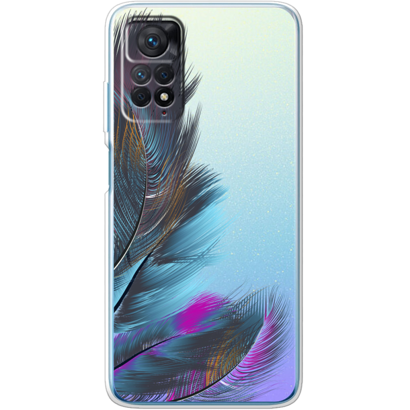 Прозрачный чехол BoxFace Xiaomi Redmi Note 11 Pro / Note 11 Pro 5G Feathers