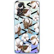 Прозрачный чехол BoxFace Xiaomi Redmi Note 11 Pro / Note 11 Pro 5G Cotton flowers