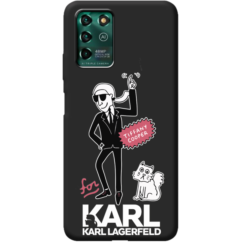 Черный чехол BoxFace ZTE Blade V30 Vita For Karl