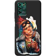 Черный чехол BoxFace ZTE Blade V30 Vita Tanker Girl