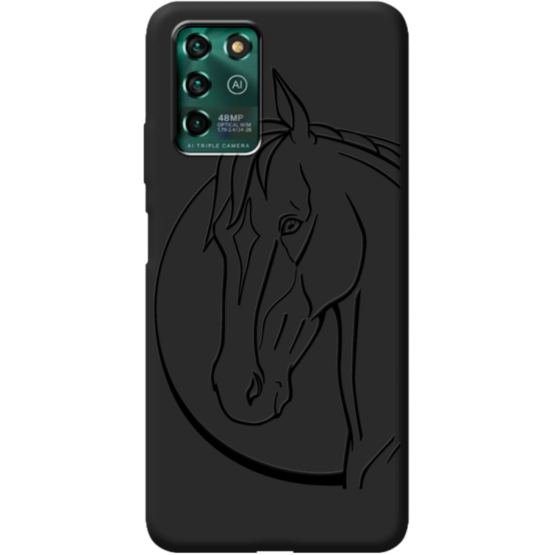 Черный чехол BoxFace ZTE Blade V30 Vita Horse