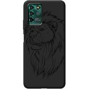 Черный чехол BoxFace ZTE Blade V30 Vita Lion