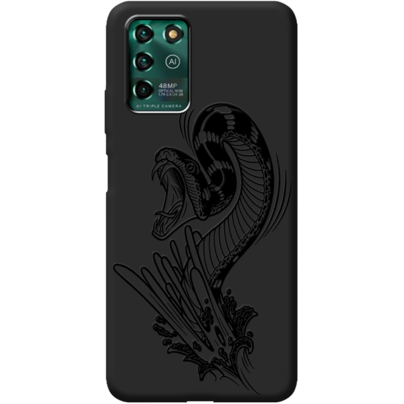 Черный чехол BoxFace ZTE Blade V30 Vita Snake