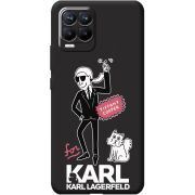 Черный чехол BoxFace Realme 8 For Karl