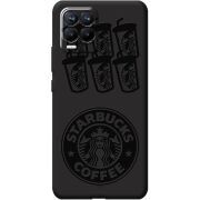 Черный чехол BoxFace Realme 8 Black Coffee