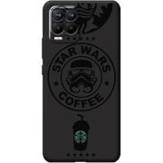 Черный чехол BoxFace Realme 8 Dark Coffee