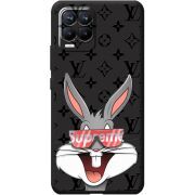 Черный чехол BoxFace Realme 8 looney bunny