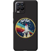 Черный чехол BoxFace Realme 8 NASA